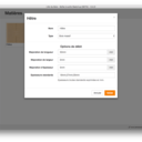 Modification et ajout d'infos supplémentaires sur les matières