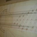 retombée en plan des sections