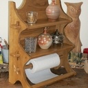 Porte épices en chêne création style oriental