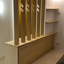 Meuble de séparation entrée/salon