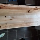 Meuble vasque imitation établi