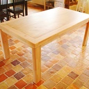 Table en orme et hêtre