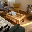 Tables basses en mélèze