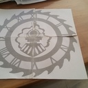 Horloge chantournée