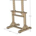 Tréteaux réglables en hauteur