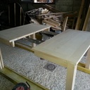 Table hetre a rallonge