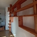 Bibliothèque "zen" en Douglas