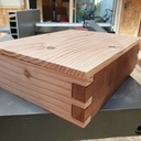 Boite assemblage queues d'aronde