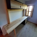 Bureau Frêne et Valchromat.