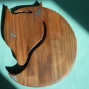 Dessous de plats bois et étain