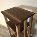 Sellette en noyer US et hêtre