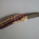 Couteau en bois de violette et movingui