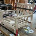 Fauteuil en châtaignier