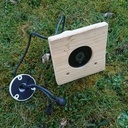 Cabane à oiseaux avec webcam intégrée