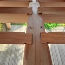 Pergola douglas et portillon