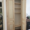 Grandes portes de placard - Et petite astuce de faux ravancement de moulure