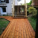 Terrasse bois sur pilotis en pin CL4