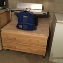 Meuble pour petite dégauchisseuse  raboteuse