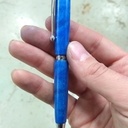 Stylos érable ondé teinté bleu