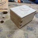 Petit coffret Frêne Sipo