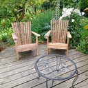 Fauteuils type Adirondack