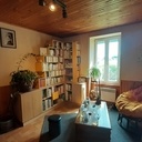 Bibliothèque en châtaigner