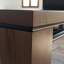 Table chêne / acier