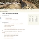 Charpente bois de brin