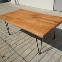 Table basse en cèdre rouge