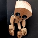 Petit squelette pendu