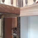 Réfection d'un palier et habillage d'un très vieil escalier