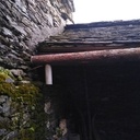 Gouttiere en bois de Meleze