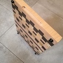 Planche à découper en bois de bout