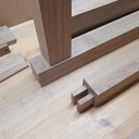 Table "flottante" façon Ishitani