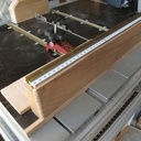 Un traineau ou chariot de scie