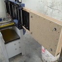 L'intérêt de ce montage: pouvoir relever tout l'ensemble pour une utilisation rapide de la rabot