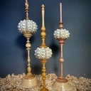 Ornements sur socle - oursins sputnik