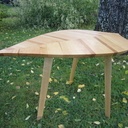 Prototype de table feuille pour ma première commande!