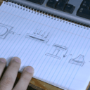 Cadre pour le recyclage de vieux disques en bol!