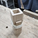 Moule à bougie aux outils à main