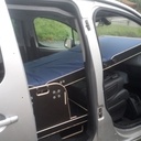 Aménagement de mon véhicule professionnel, faux plancher et lit d’appoint