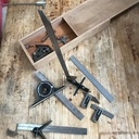 STARRETT : Set d’équerres à combinaisons vintages