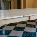 Table frêne extensible