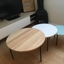 Tables basses rondes