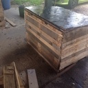 Ma premier création niche pour mon chien