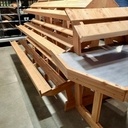 Etal à Fruits et Légumes. Douglas et Zinc.