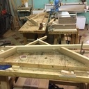 Chaise en drisse de drapeau à la Hans Wegner