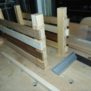 assemblage par entailles et collage mastic sikaflex 11 fc