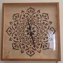 Horloge murale Mandala
