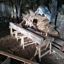 Des solives devenues établi !